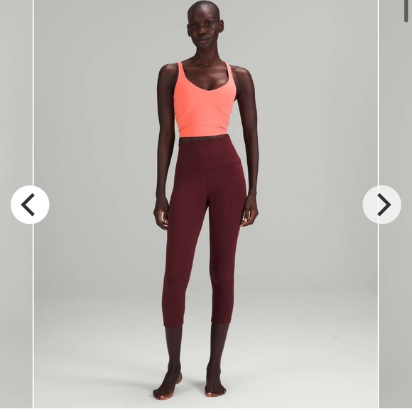 Raspberry Cream Lulu Align tank - Picture 4 of 4